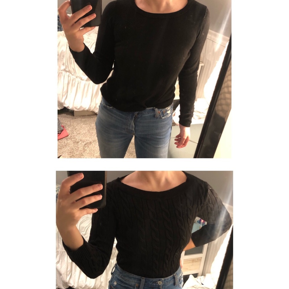 LOFT black sweater bundle